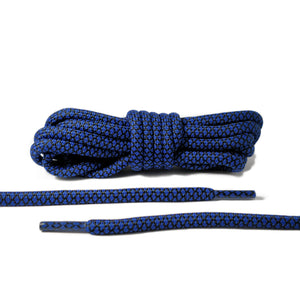 Black and Blue Rope Laces