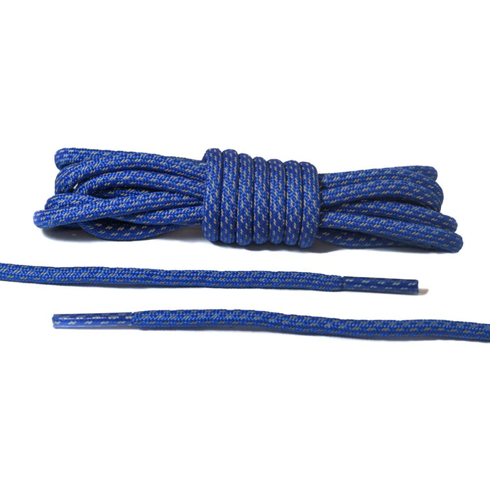 Royal Blue 3M Striped Rope Laces