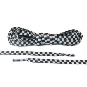Black and White Checkered Laces