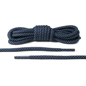 Navy Blue Reflective Rope Laces 2.0