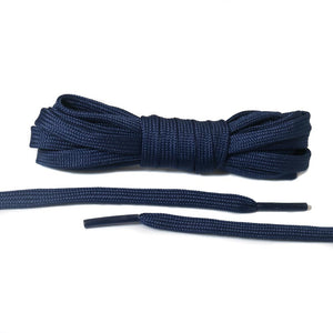 Navy Blue Flat Laces - Basic