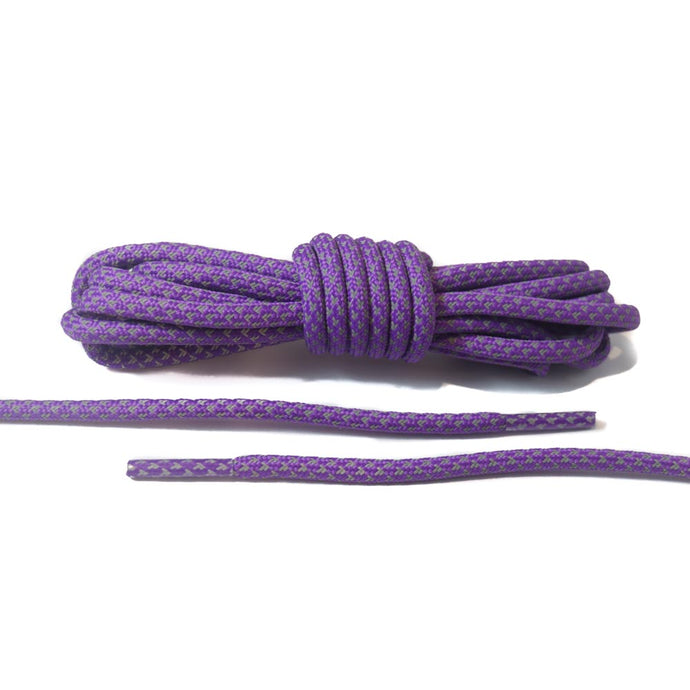 Purple 3M Reflective Rope Laces 2.0