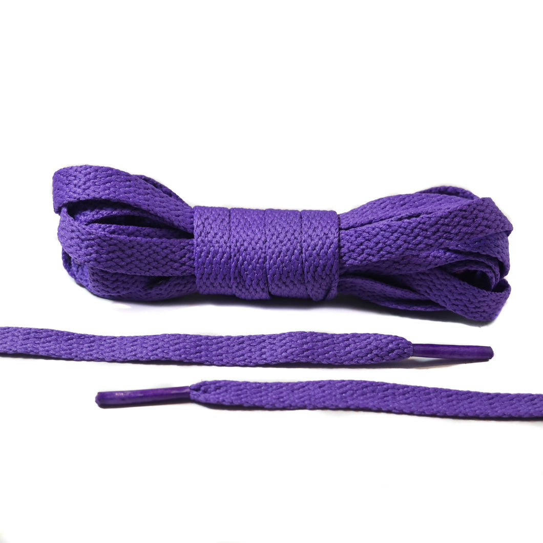 Purple Flat Laces - Thin