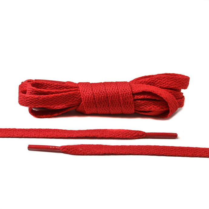Red Flat Laces - Thin