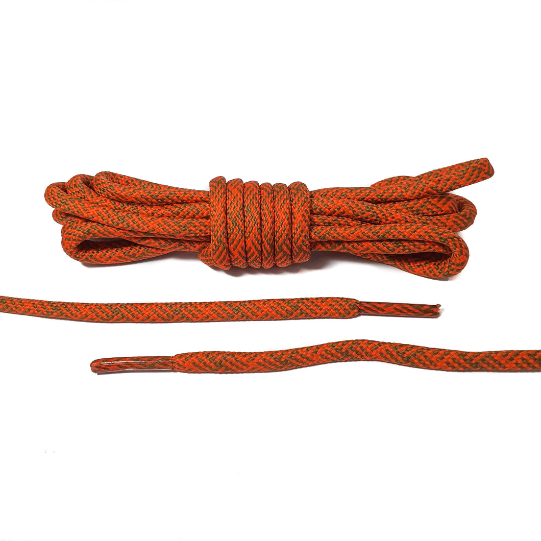 Orange/Brown Rope Laces (Human Race)
